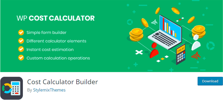 Cost Calculator Builder-WordPress calculator plugin