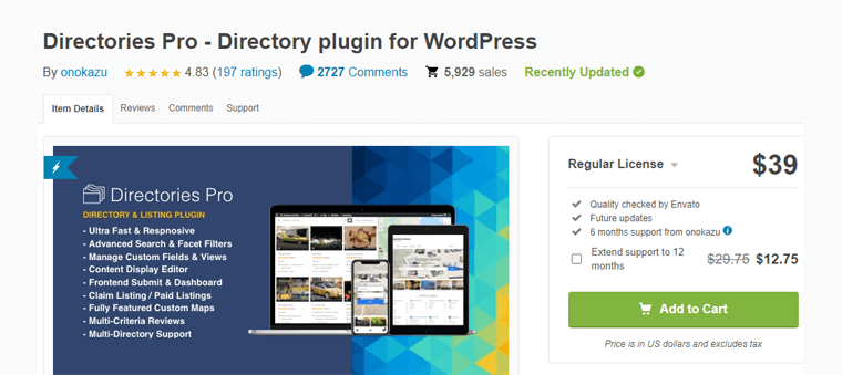 Directories Pro WordPress Plugins