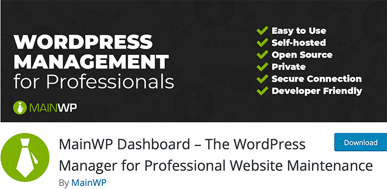 MainWP Dashboard - WordPress Dashboard Plugin