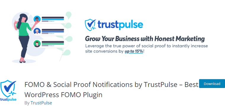 TrustPulse Banner Plugin for WordPress