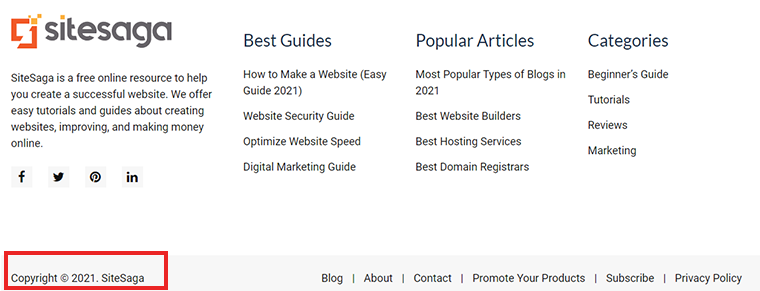 SiteSaga Website Example for WordPress Content Ownership - WordPress vs Tumblr
