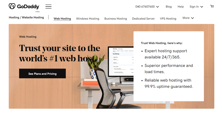 GoDaddy Web Hosting Service for Small Business