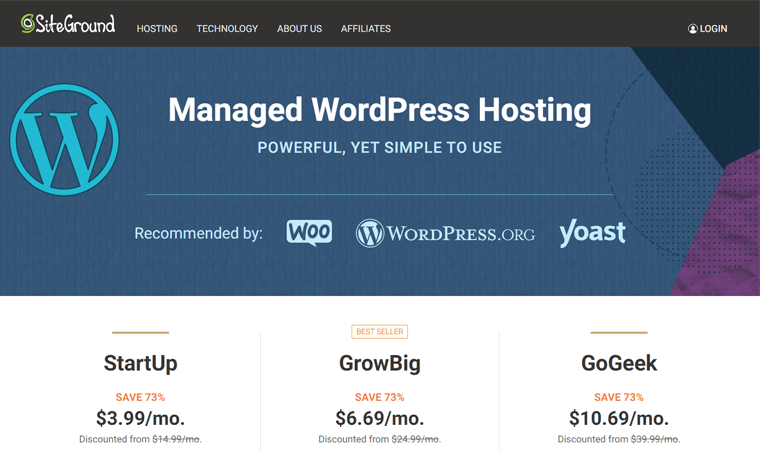SiteGround - Top Web Hosting Service for WordPress