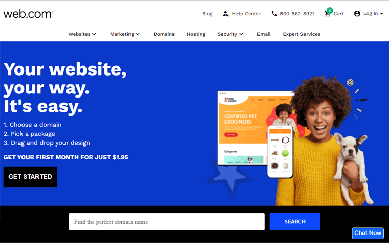 Web.com Website Platform