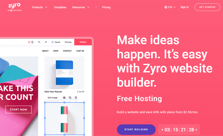 Zyro - best website builder