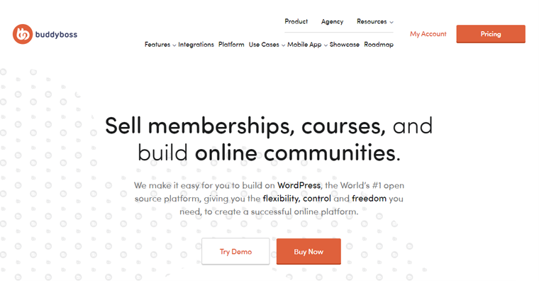 BuddyBoss Community Plugin for WordPress Community Portal