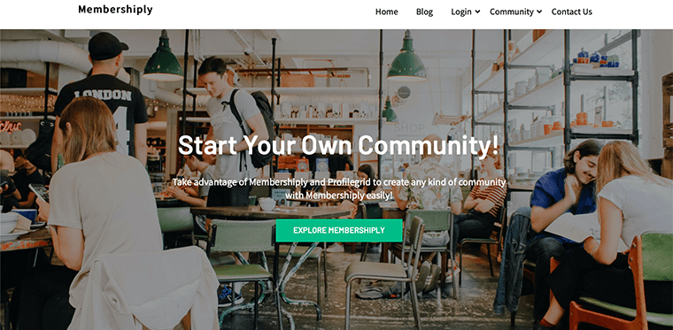 Membershiply - Best Free WordPress Theme for Community Organizations