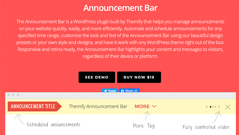 Announcement Bar