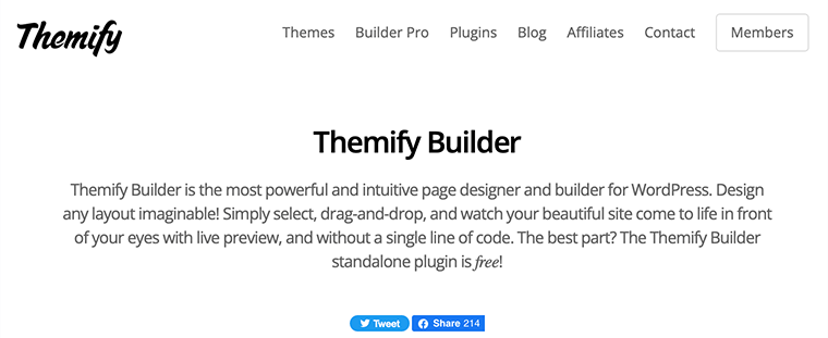 Themify Builder Plugin