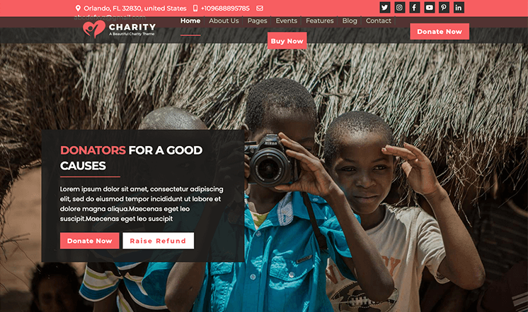 VW Charity NGO - WordPress Theme for Community Organizations