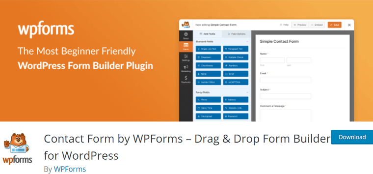 WPForms - Contact Form Plugin