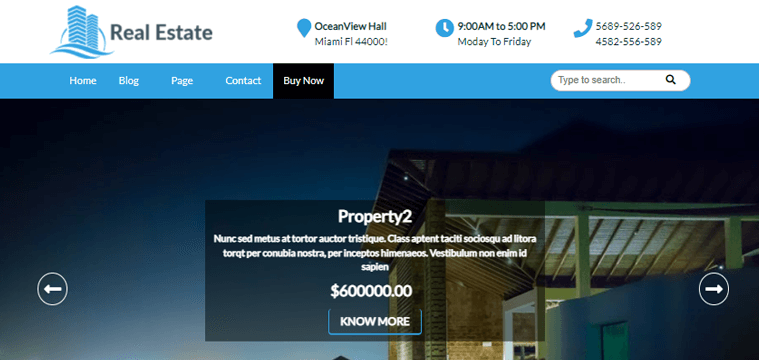 Comstruction Realestate and Plumber WordPress Theme