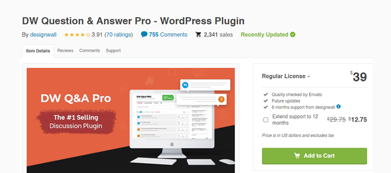 DW Question and Answer Pro Plugin for WordPress