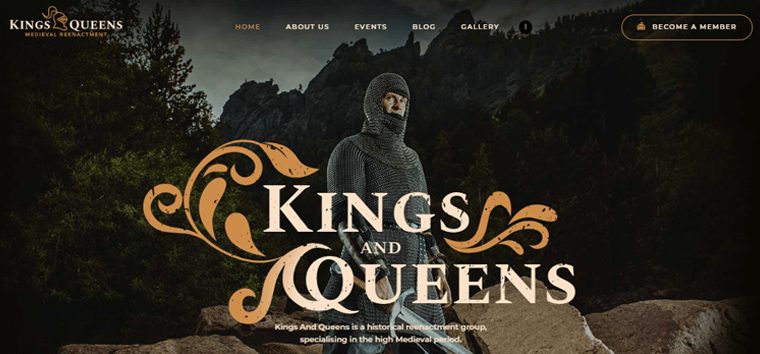 Kings & Queens WordPress Theme