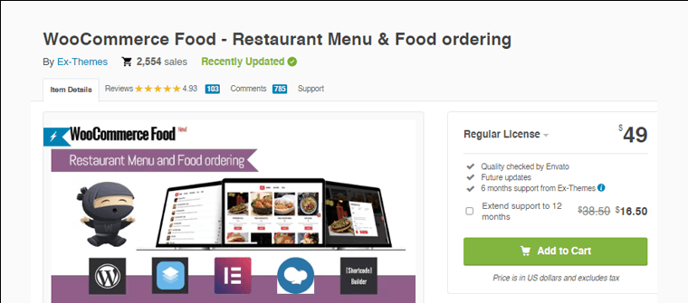 WooCommerce Food for Order Now Plugin For WordPress