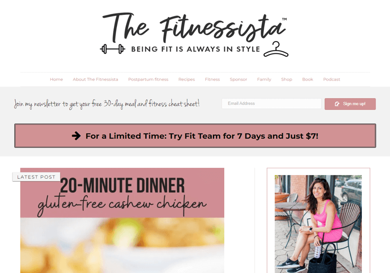 The Fitnessista Blog