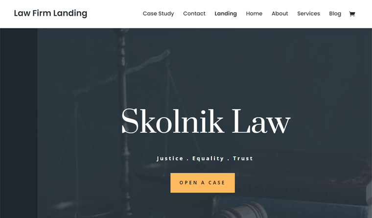 Divi - Top Templates for Law Firms