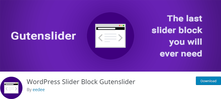 Gutenslider - Best Slider Plugins for WordPress