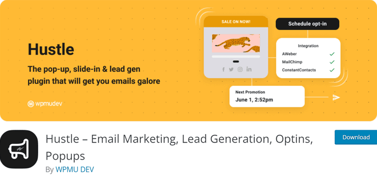 Hustle - Email Marketing and Lead Generation Plugin