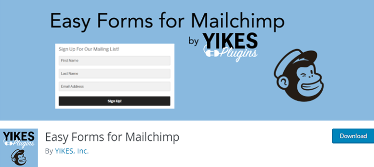 Easy Forms for Mailchimp WordPress Plugin