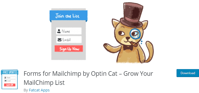 Optin Cat  Mailchimp WordPress Plugin