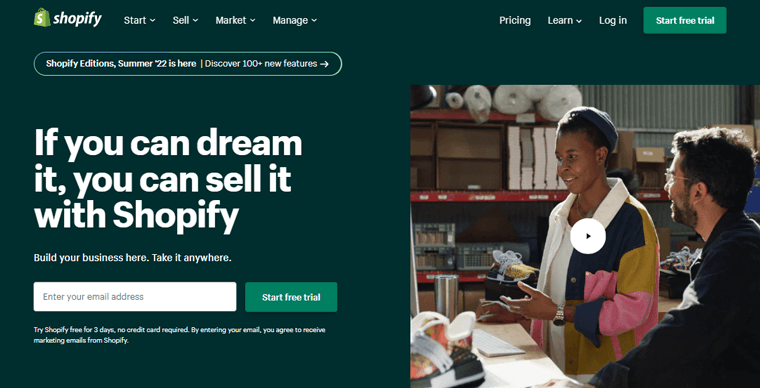 Shopify eCommerce Website Builder Platform For SEO