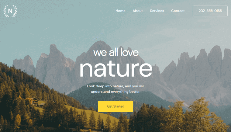 Astra WordPress Nature Theme