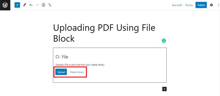 Choose from Any Options to Upload PDF File