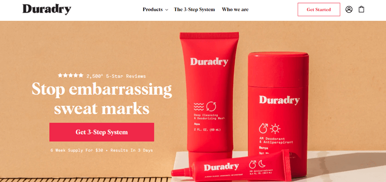 Duradry Storybrand Website Example
