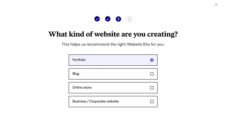 Choose Your Website Type