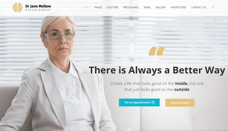 Psychology WordPress Theme for Therapists