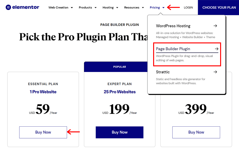 Click the Buy Now Button