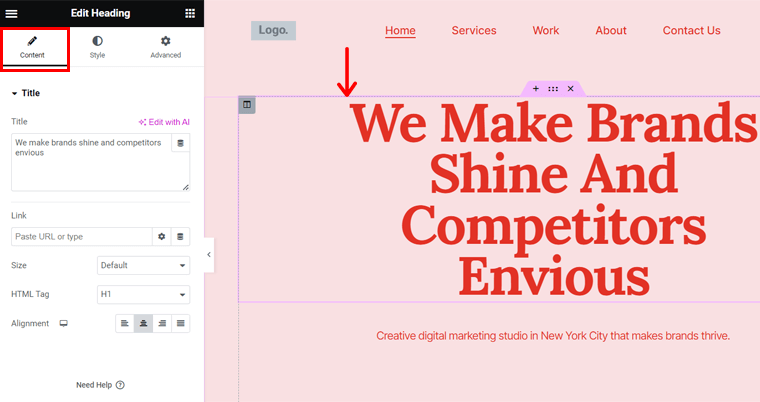 Edit Your Website Text Content