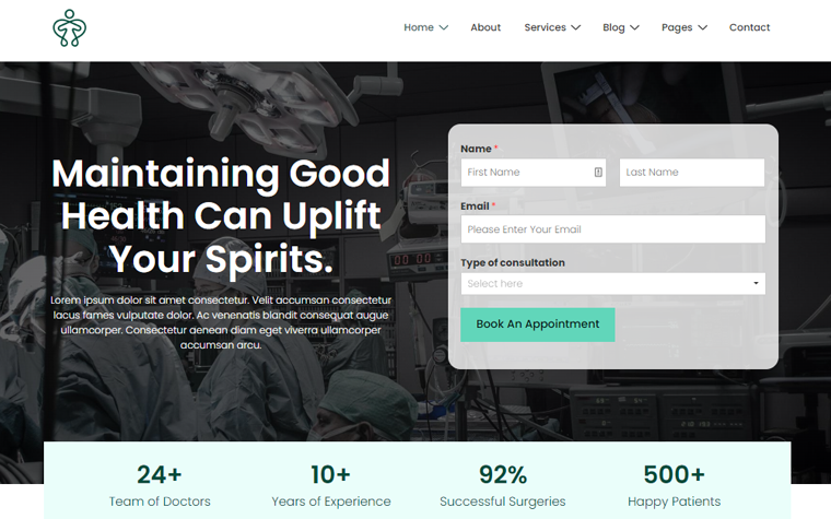 Responsive Best WordPress Themes For Therapists