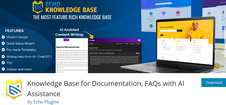 Echo Knowledge Base WordPress Plugin