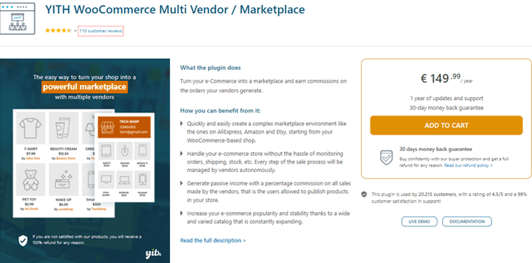 YITH Multivendor WooCommerce Marketplace Plugin
