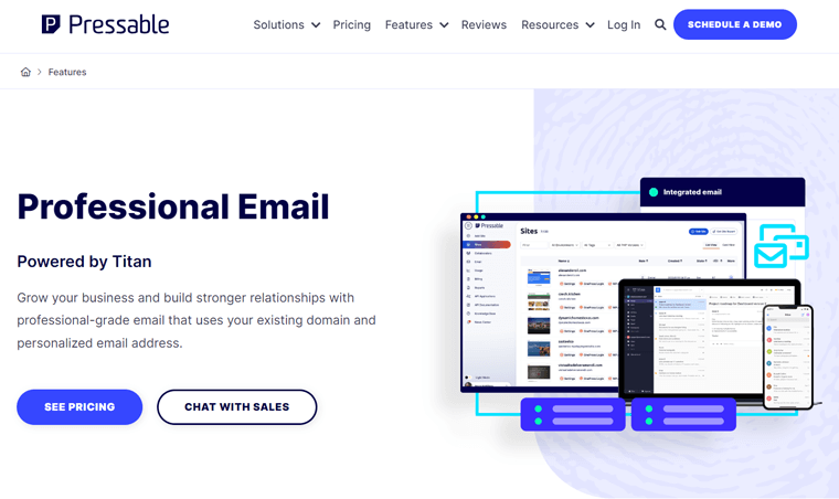 Pressable - Free Email Hosting Service