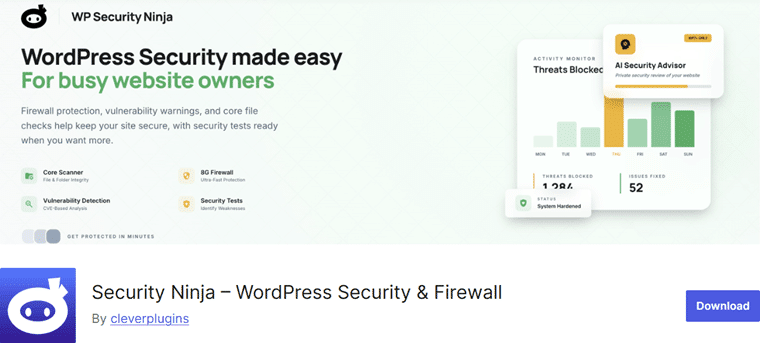 Security Ninja - Best WordPress Security Plugins