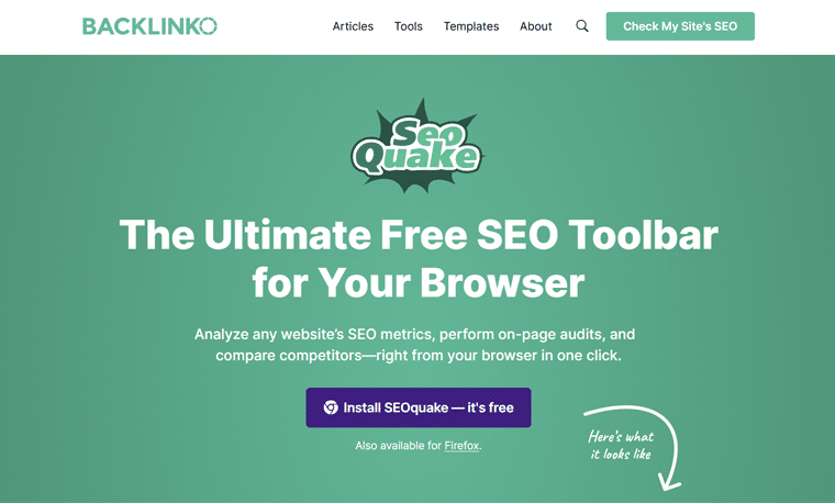 SEOquake SEO Tool